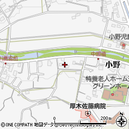神奈川県厚木市小野724周辺の地図