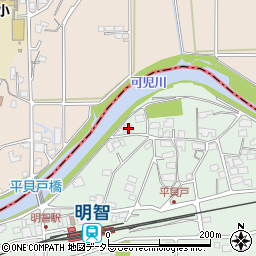 岐阜県可児市平貝戸192周辺の地図