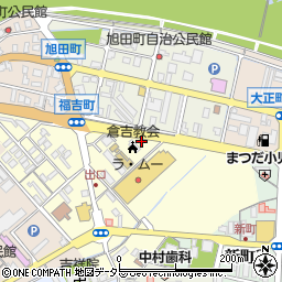鳥取県倉吉市福吉町周辺の地図