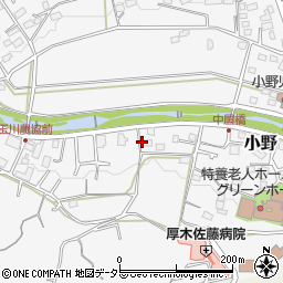 神奈川県厚木市小野726周辺の地図