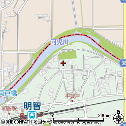 岐阜県可児市平貝戸195-5周辺の地図