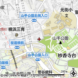 尾竹一男建築研究所周辺の地図