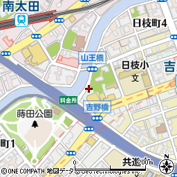 吉田新田エリア周辺の地図