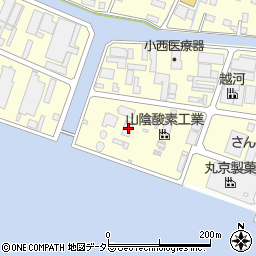 鳥取県米子市旗ヶ崎2200周辺の地図