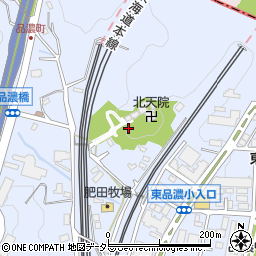 神奈川県横浜市戸塚区品濃町周辺の地図