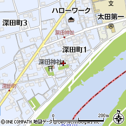 芳春寺周辺の地図