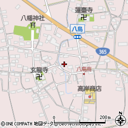 滋賀県長浜市八島町385周辺の地図