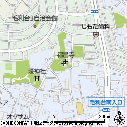 曹洞宗　福昌寺周辺の地図
