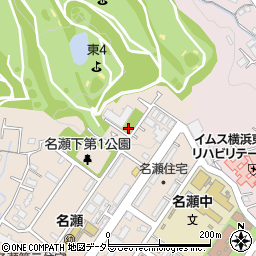 名瀬下第九公園周辺の地図