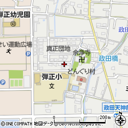 岐阜県本巣市政田2107周辺の地図