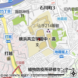 横浜共立学園高等学校周辺の地図