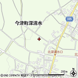 滋賀県高島市今津町深清水685周辺の地図