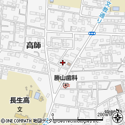 千葉県茂原市高師4266周辺の地図