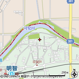 岐阜県可児市平貝戸198周辺の地図