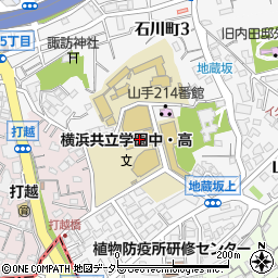 横浜共立学園高等学校周辺の地図