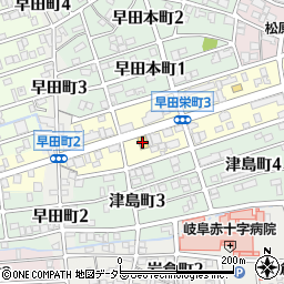 オーハラ早田店周辺の地図