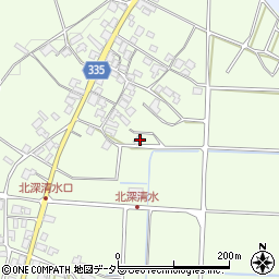 滋賀県高島市今津町深清水1030周辺の地図