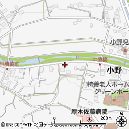 神奈川県厚木市小野2315周辺の地図