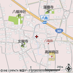 滋賀県長浜市八島町384周辺の地図