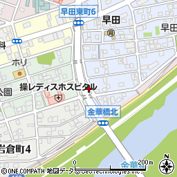 岐阜北警察署金華橋交番周辺の地図