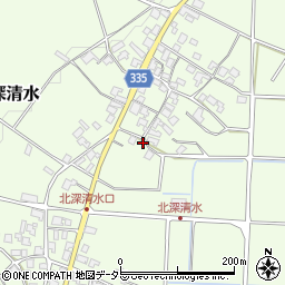 滋賀県高島市今津町深清水1006周辺の地図