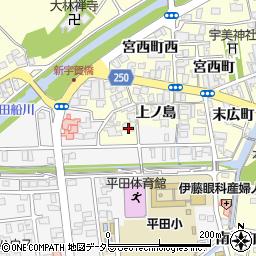 島根県出雲市平田町606-1周辺の地図