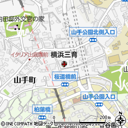 横浜三育幼稚園周辺の地図
