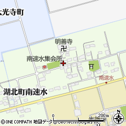 滋賀県長浜市湖北町南速水188-1周辺の地図