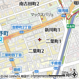 日本通信紙株式会社　横浜支店周辺の地図