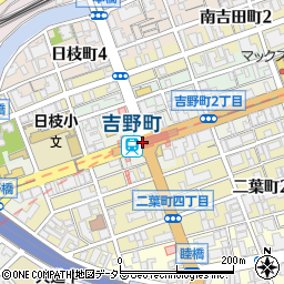 市営地下鉄吉野町駅周辺の地図