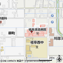 医療法人 社団 誠広会 岐阜中央病院周辺の地図