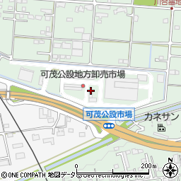 川辺物産株式会社　可茂市場店周辺の地図