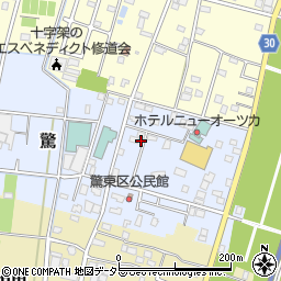 千葉県長生郡白子町驚974-1周辺の地図