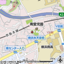 杉山神社・横濱水天宮周辺の地図