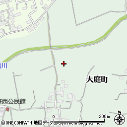 島根県松江市大庭町周辺の地図