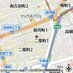 パークシティ横浜吉野町周辺の地図