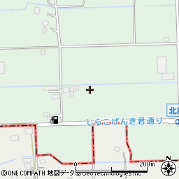 千葉県長生郡白子町北高根周辺の地図