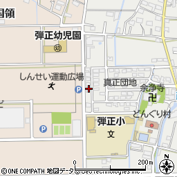 岐阜県本巣市政田2124周辺の地図