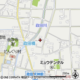 岐阜県本巣市政田643-1周辺の地図