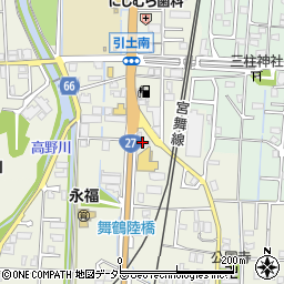 Ｊネットレンタカー舞鶴店周辺の地図