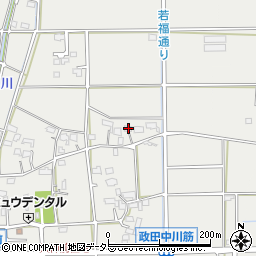 岐阜県本巣市政田840周辺の地図