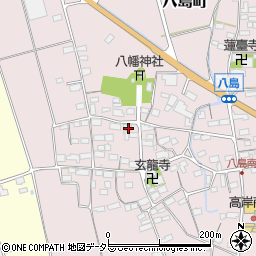 滋賀県長浜市八島町550周辺の地図