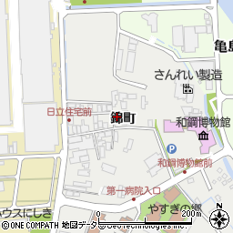 島根県安来市安来町1036周辺の地図