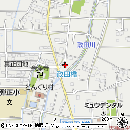 岐阜県本巣市政田1634周辺の地図