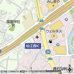 株式会社リョーユーパン　松江営業所周辺の地図