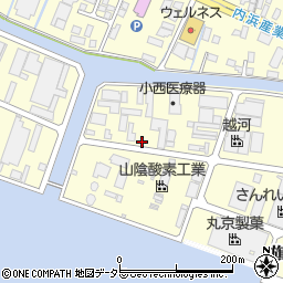 鳥取県米子市旗ヶ崎2209周辺の地図