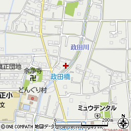 岐阜県本巣市政田1635-4周辺の地図