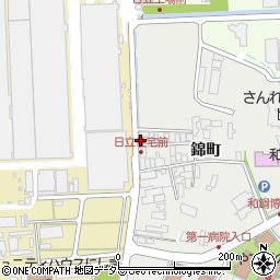 島根県安来市安来町潮美町周辺の地図