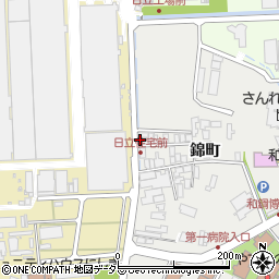 島根県安来市安来町（潮美町）周辺の地図