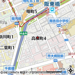 ビューノキューエス横濱阪東橋周辺の地図